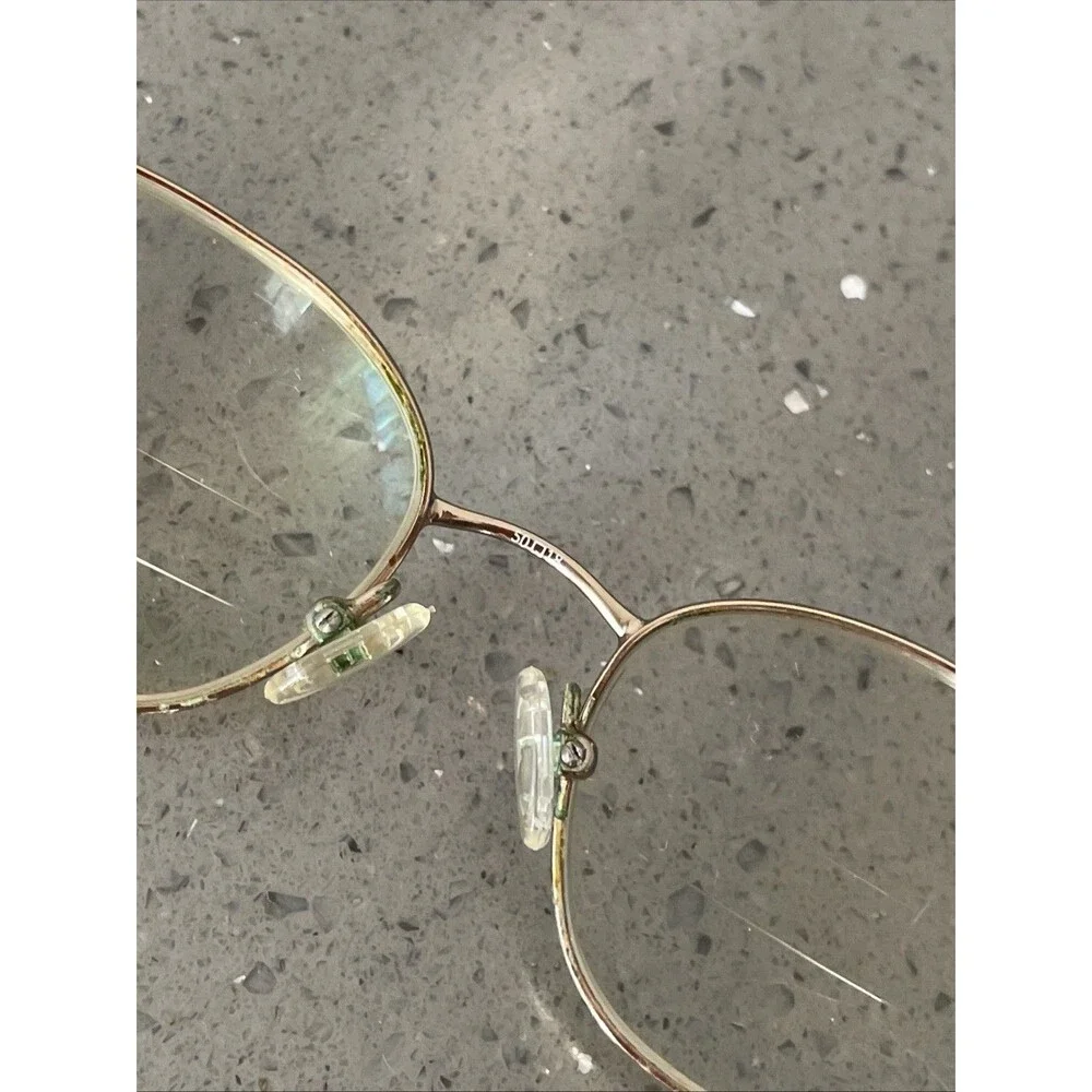 Laura Ashley Eyeglasses Frames ONLY Sally Harvest 50-18-130 Gold full rim vtg